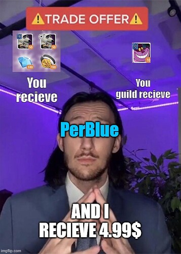 PerBlue Trade Offer