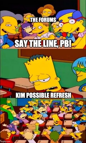 Say the Line, PB!