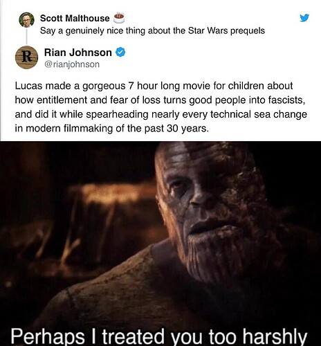 the prequels were good