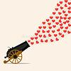 ancient-horizontal-cannon-firing-heart-creative-love-concept-communication-fly-eps-188109403