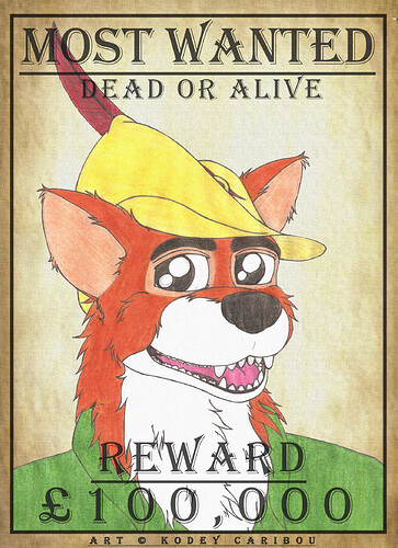 Robin Hood Wanted Poster
