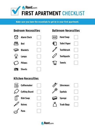 apartment checklist