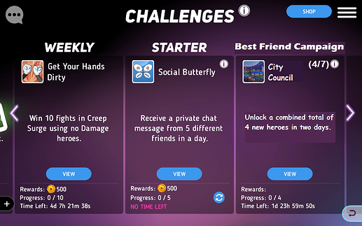 Best Friend Campaign Challenges