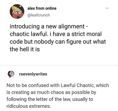 Chaotic Lawful