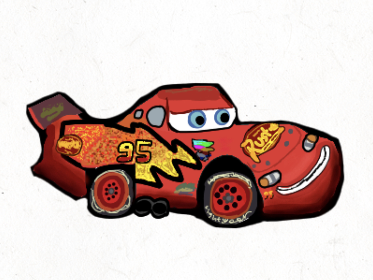 The Lightning McQueen concept - Hero Concepts - Disney Heroes: Battle Mode