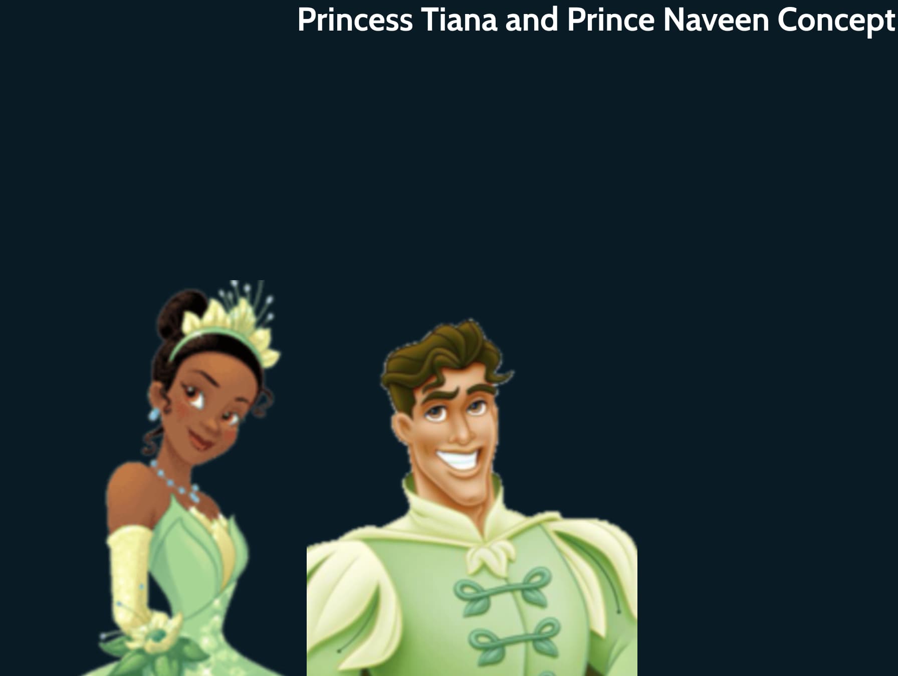 Princess Tiana And Prince Naveen Fan Art