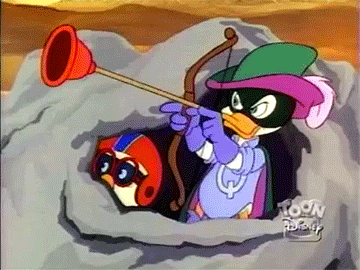 Quiverwing-Quack-shoots-plunger-at-Negaduck-darkwing-duck-41603786-360-270