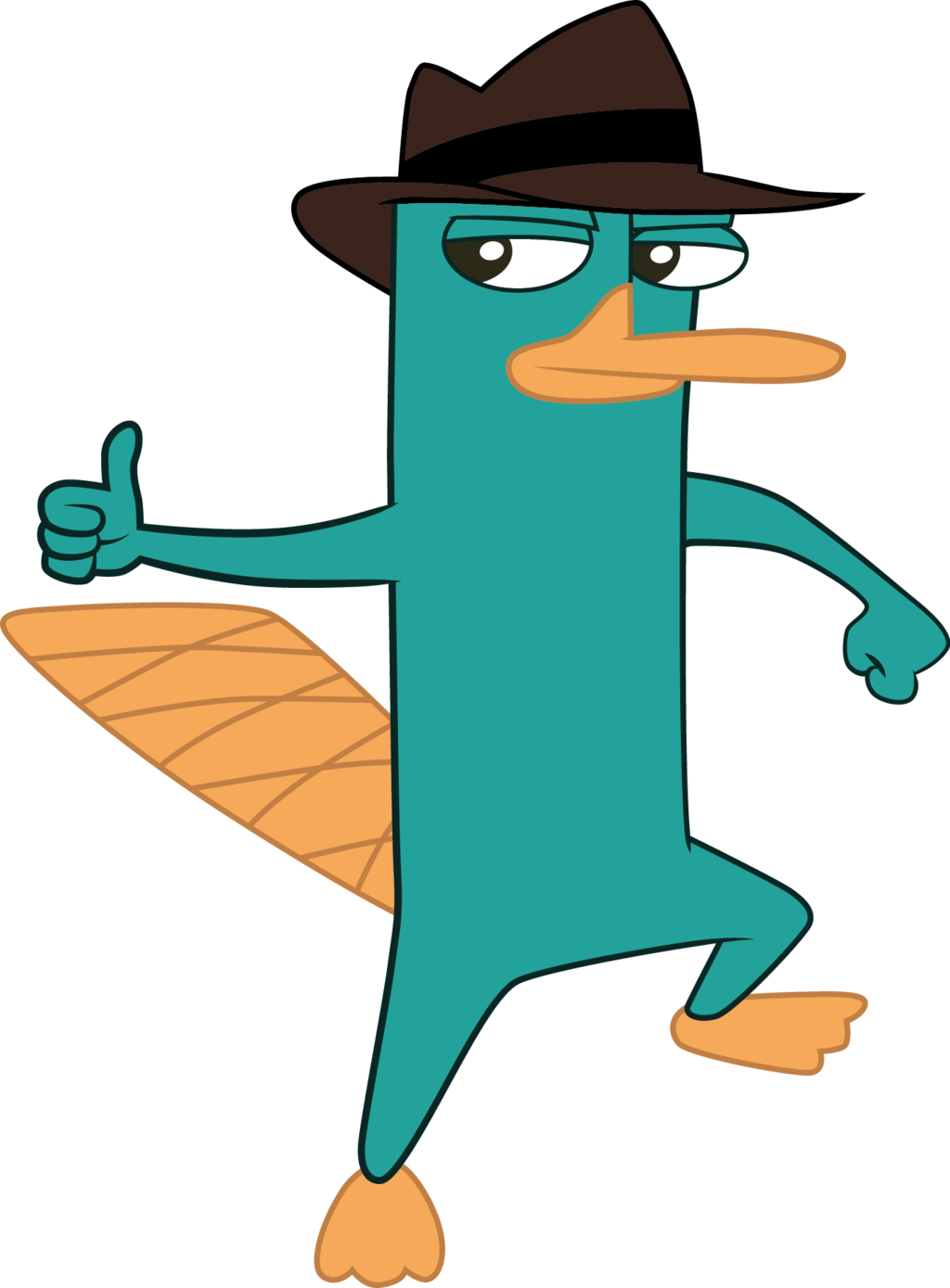 Perry the platypus concept.