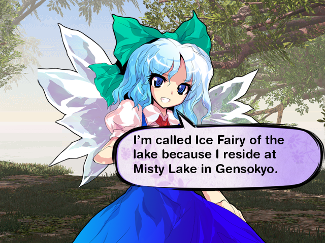 Ice fairy of the lake