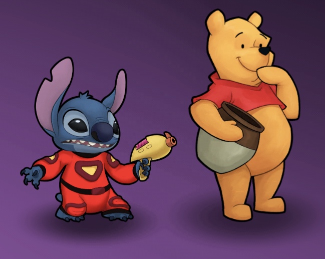 Stitch And Winnie The Pooh