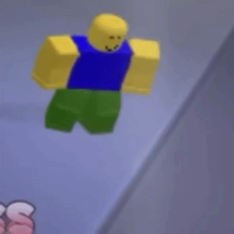 Roblox Noob dancing to the less i know the better on Make a GIF